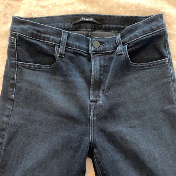 J Brand Alana High Rise Crop Skinny in Abstract - Picture 5 of 6